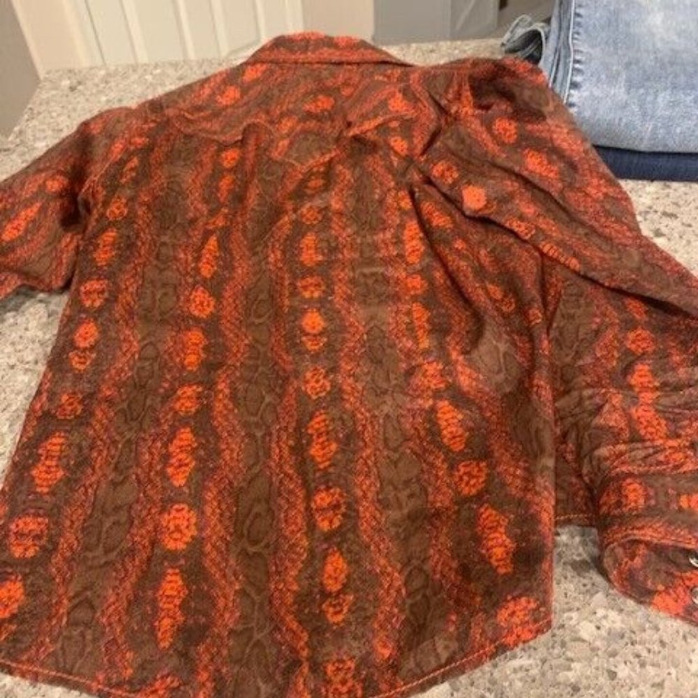 Red and Black Cruel Girl Western Shirt Size Large